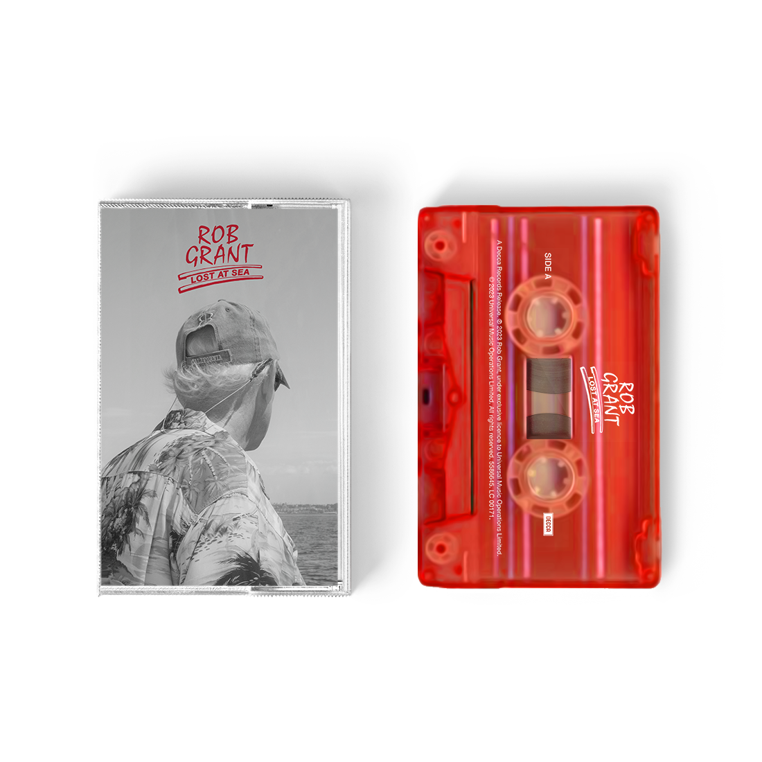 Rob Grant - Lost at Sea: Transparent Red Cassette